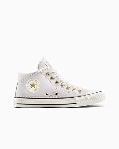Chuck Taylor All Star Madison Lace Trim Bone Cold/Egret/Black, Outer Side View