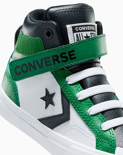 Pro Blaze Strap White/Green/Black, Detail Angle View