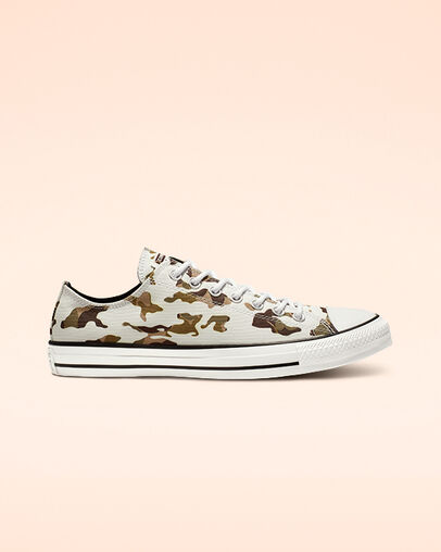 Allover Camo Chuck Taylor All Star Vintage White/Black/White