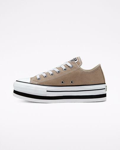 Everyday Platform Chuck Taylor All Star Khaki/White/Black