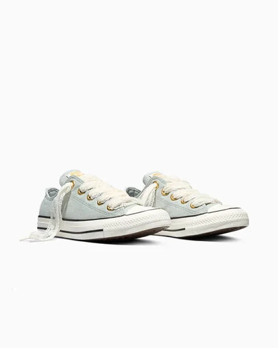 Chuck Taylor All Star Lace Pavemint/Metallic Light Gold, Top and Side View