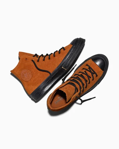 Chuck 70 GORE-TEX Hairy Suede Rusted Bolt/Rusted Bolt/Black, Angled View
