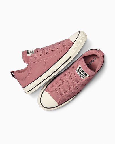 Chuck Taylor All Star Madison Suede Night Flamingo/Egret/Black, Angled View