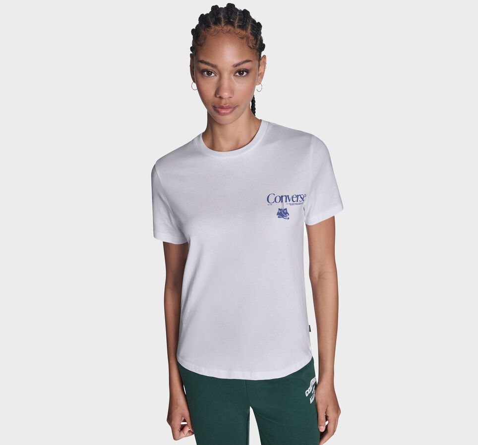 Hanging Shoes T-Shirt White 10A