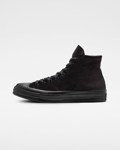 Chuck 70 Velvet High Top Black/Black/Black