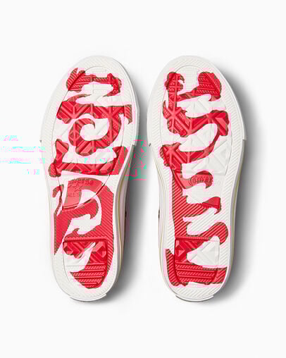 Chuck Taylor All Star Easy-On Lunar New Year Dragon Red/White/Gold, Reflective View