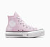Chuck Taylor All Star Lift Platform Floral Stardust Lilac/White/Black