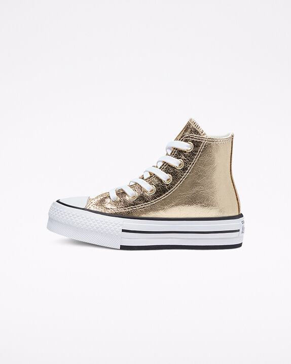 gold converse sneakers