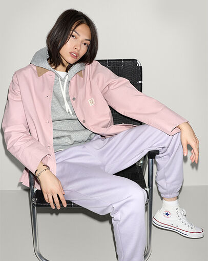 Box Star Relaxed Chore Jacket Petal Pit