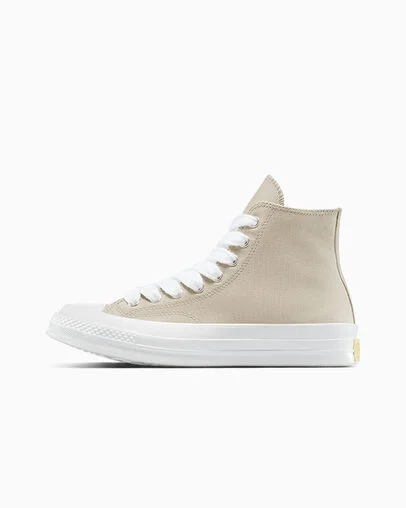 Chuck 70 Translucent Patch Papyrus/Coastal Dune/White, Inner Side View