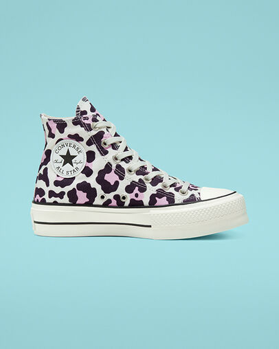 Leopard Platform Chuck Taylor All Star Vintage White/Multi/Black