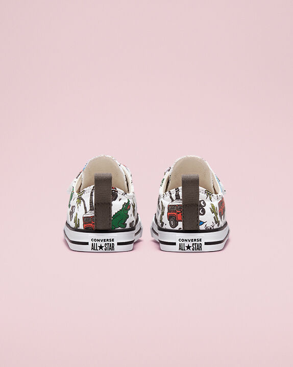 converse leather velcro