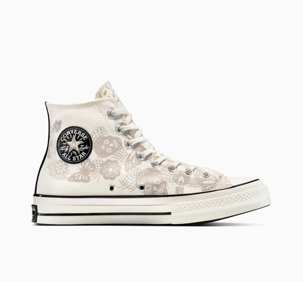 Chuck 70 Day Of The Dead Egret/Papyrus/Black