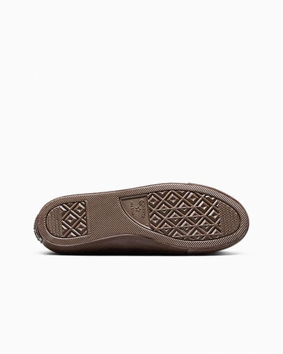 Chuck Taylor All Star Dainty Mary Jane Woven Leather Totally Fudged Brown/Totally Fudged Brown/Totally Fudged Brown, Outsole View