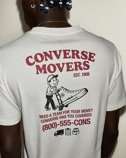 Converse Movers T-Shirt Converse Egret