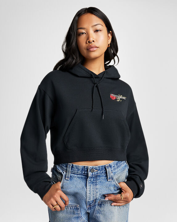 Valentine's Day Cropped Hoodie Women's Hoodie. Converse.com