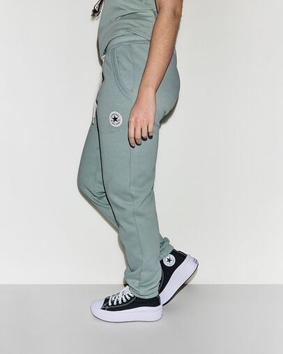 Retro Chuck Taylor Patch Joggers Thyme Again Green, Back View