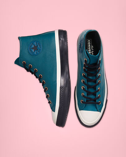 Waterproof GORE-TEX Leather Chuck 70 Midnight Turq/Egret/Black