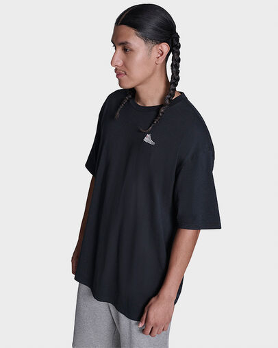 Relaxed Fit Chuck T-Shirt Converse Black, Back View