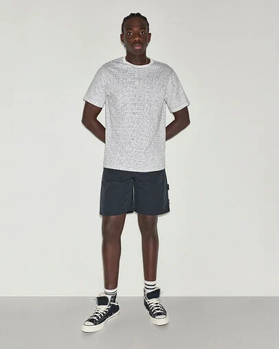 Converse CONS Double Knee Relaxed Shorts Converse Black, Full Body View