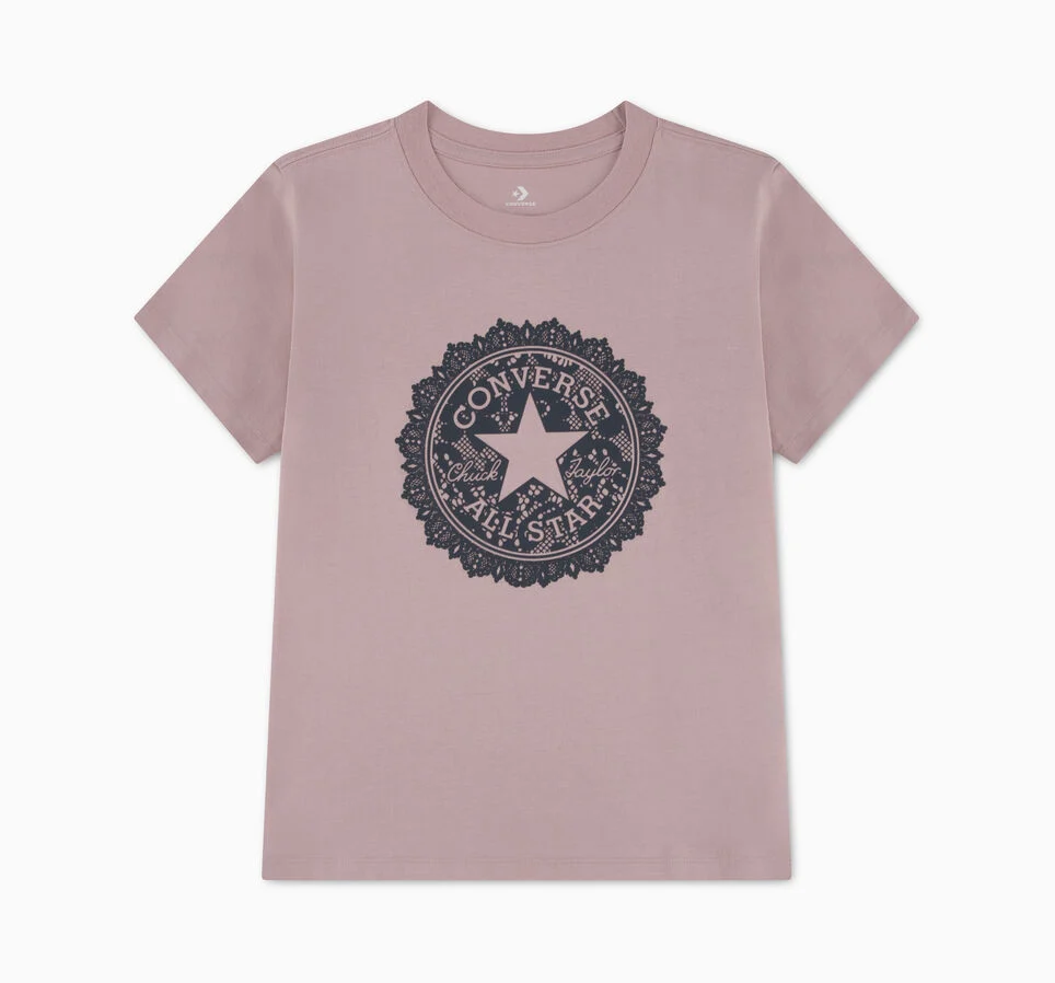 Chuck Taylor Lace Patch T-Shirt Petal Pit