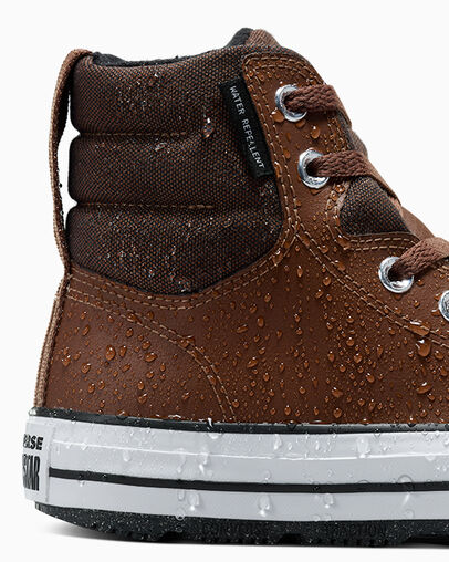 Chuck Taylor All Star Berkshire Boot Bear Nap Brown/Black/White, Detail Angle View