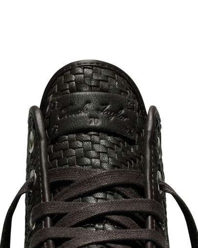 Chuck 70 Woven Leather Mudguard Brown/Egret/Black