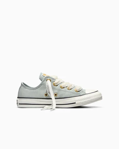 Chuck Taylor All Star Lace Pavemint/Metallic Light Gold, Outer Side View
