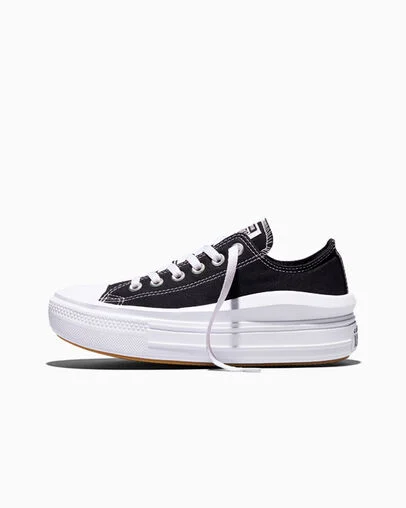 Chuck Taylor All Star Move Canvas Platform Black/White/White, Inner Side View