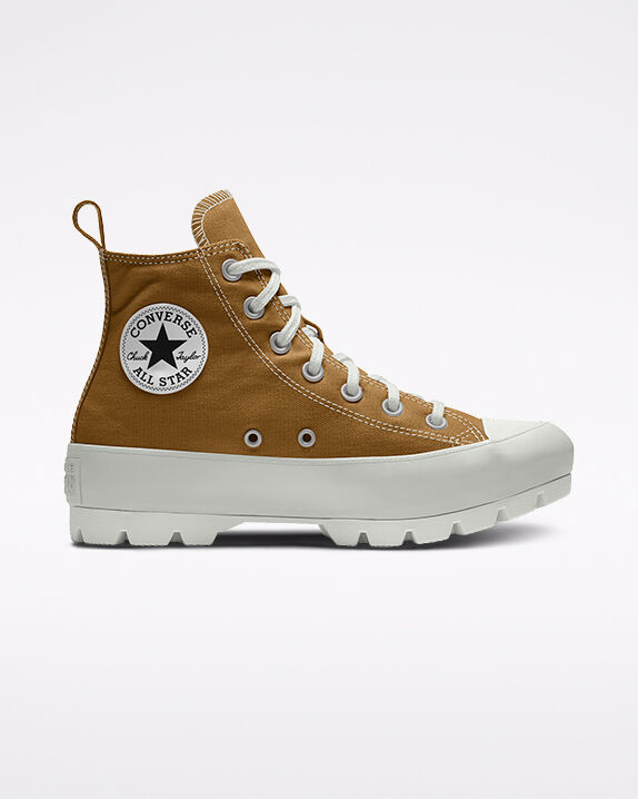 lugged converse brown