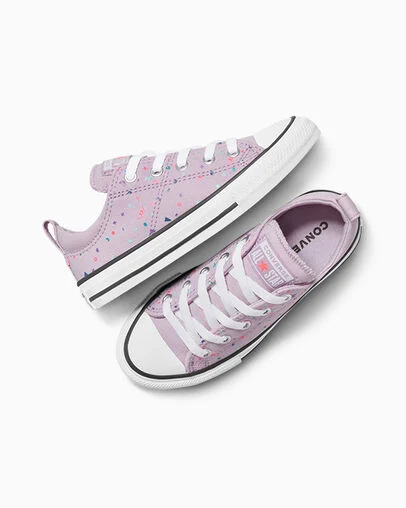 Chuck Taylor All Star Madison Confetti Altitude Lilac/White/Black, Angled View