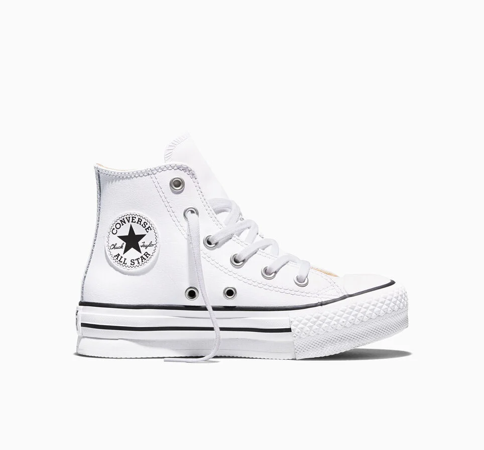 Chuck Taylor All Star EVA Lift Platform Leather White/Natural Ivory/Black