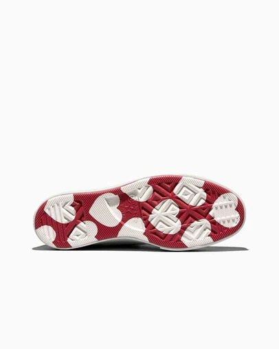 Chuck Taylor All Star Lift Platform Valentine's Day Vintage White/Egret/Days Ahead Red, Outsole View