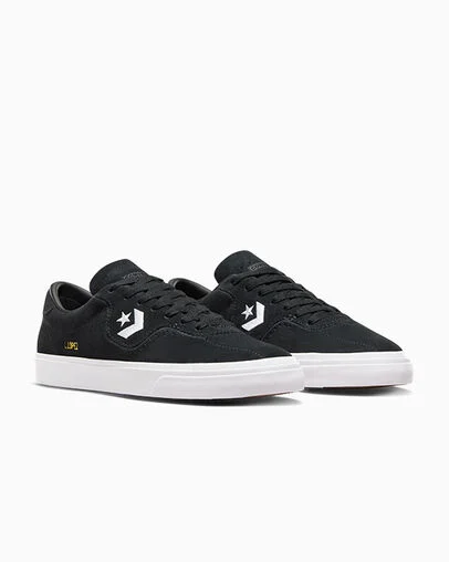 CONS Louie Lopez Pro Suede Black/Black/White, Top and Side View