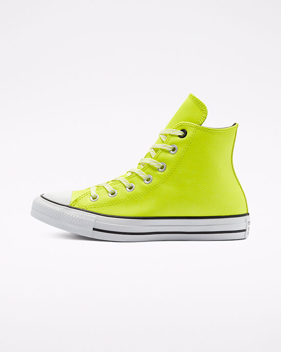 yellow converse high