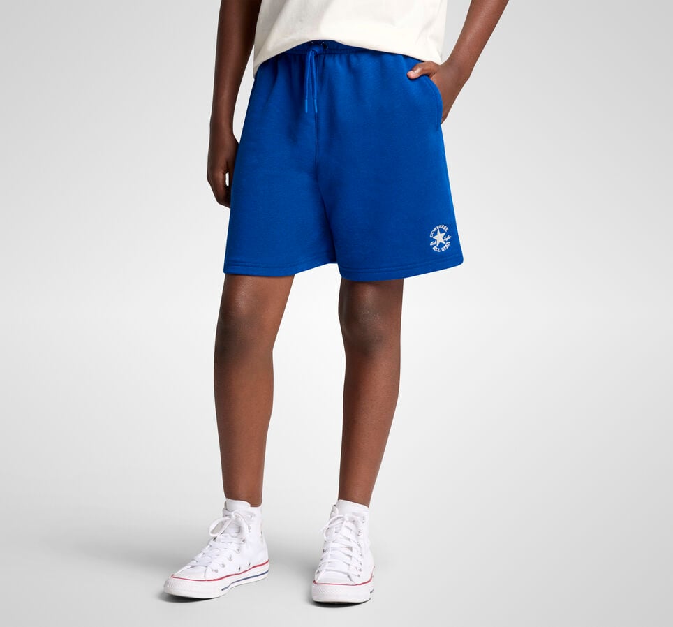 Embroidered Chuck Taylor Patch French Terry Shorts Converse Blue