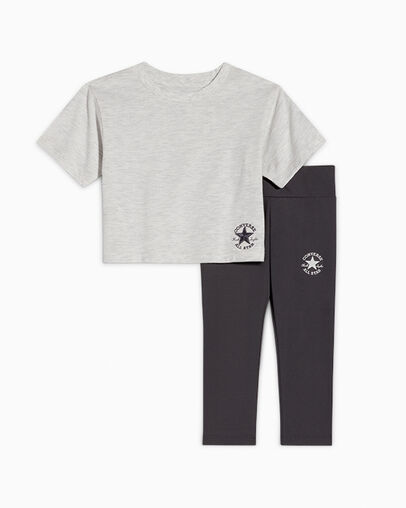 Boxy T-Shirt and Legging Set Dark Matter, Front View