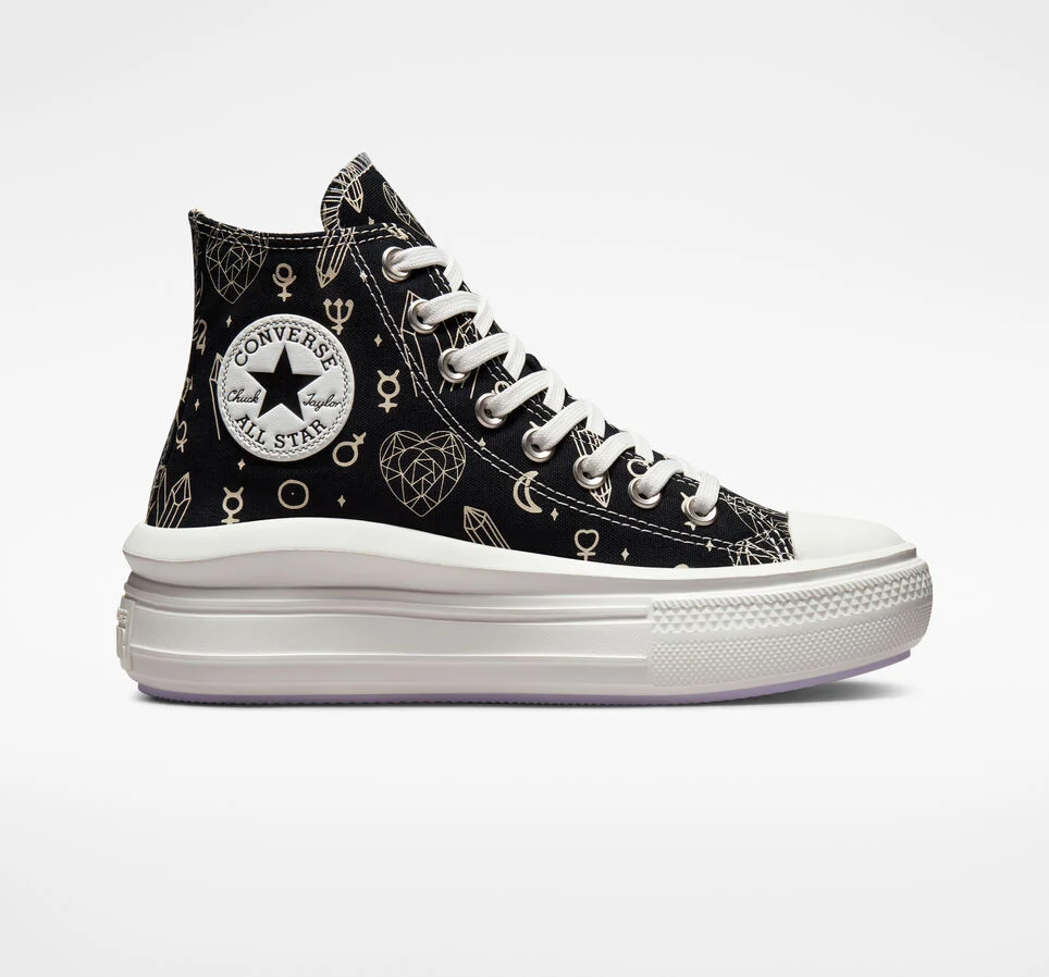 Chuck Taylor All Star Move Platform Mystic Crystals Black/Natural Ivory