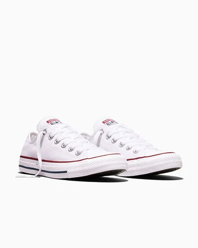 Chuck Taylor All Star Canvas Optical White, Top and Side View