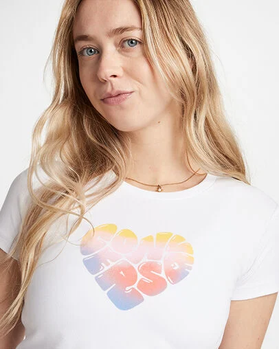 Heart T-Shirt White