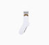 Arched Logo Crew Socks White