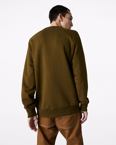 Star Chevron Embroidered Crew Surplus Olive