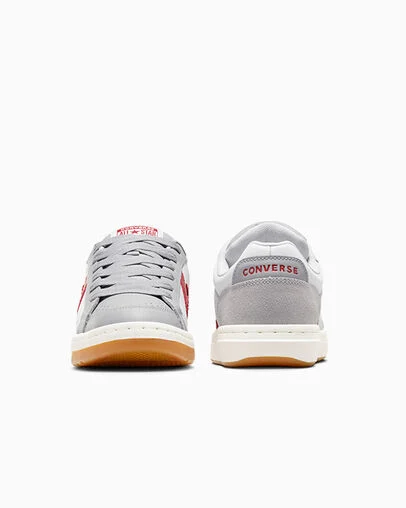 Pro Blaze Classic Barely Grey/Grey Area/Park Red, Heel View
