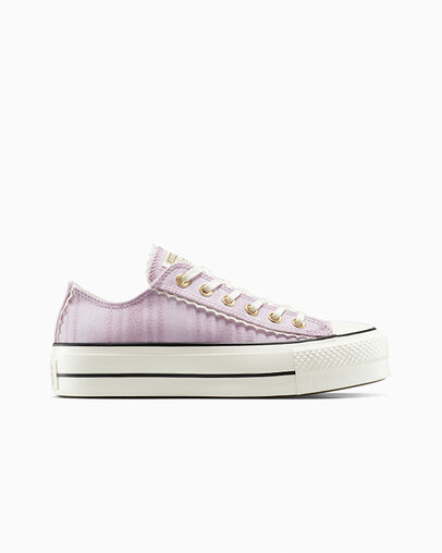 Chuck Taylor All Star Lift Platform Lace Trim Unisex Low Top Shoe - Main Image