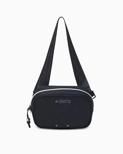 Nylon Chuck Crossbody Bag Black