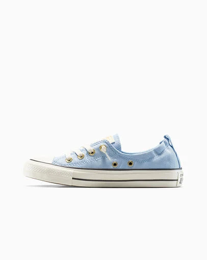 Chuck Taylor All Star Shoreline Woven Canvas Blue It/Egret/Black, Inner Side View