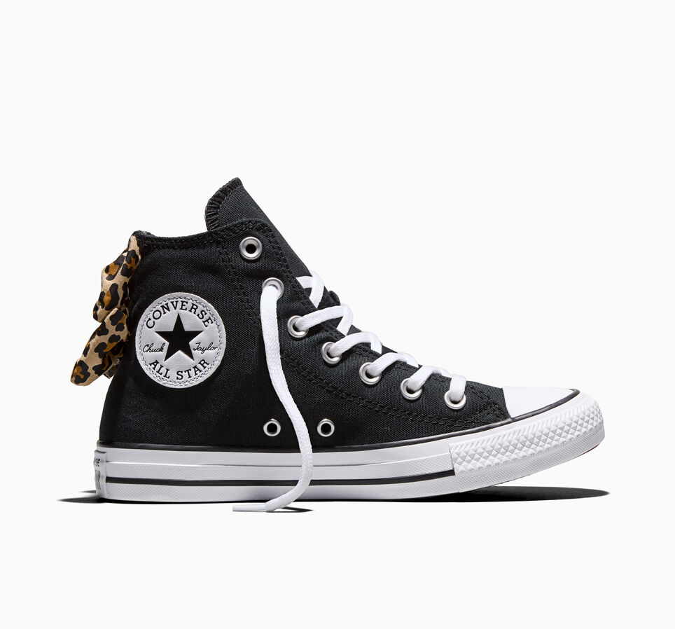 Chuck Taylor All Star Leopard Bow Black/Hay Day/White