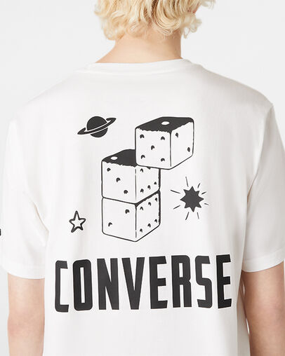 Dice Short Sleeve White