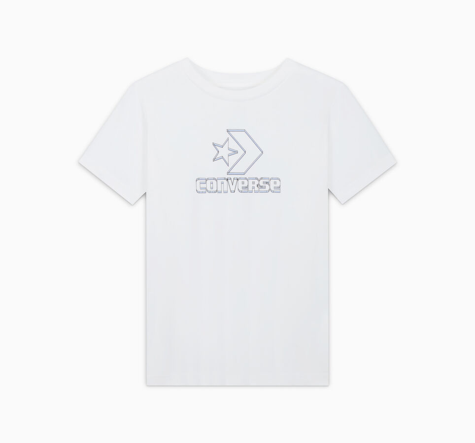 Star Chevron T-Shirt White