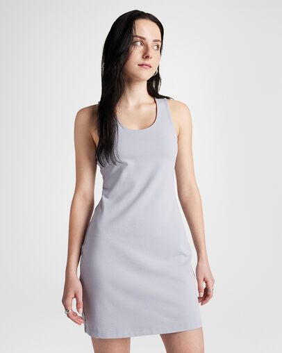 Everyday Racerback Dress Lavender Trek, Front View